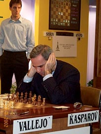 Linares. Kasparov vs Vallejo