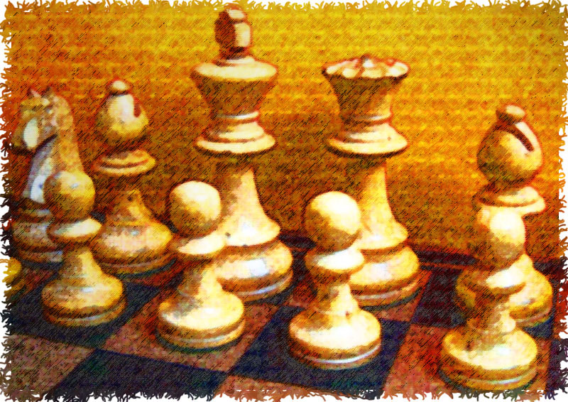 Piezas de ajedrez. Chess pieces