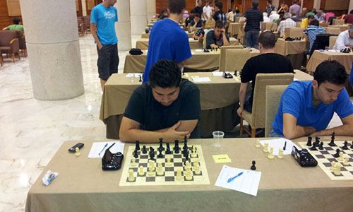Ibragim Khamrakulov en su encuentro contra Lari&ntilde;o