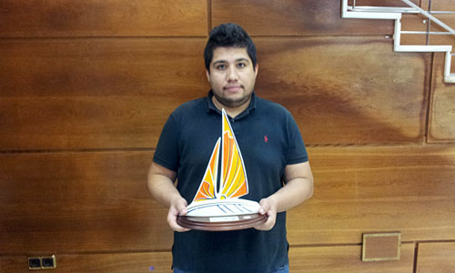 Ibragim Khamrakulov, campe&oacute;n del torneo a pesar de empezar el torneo con un punto menos.