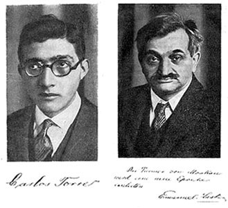Torre Repetto, Carlos - Lasker, Emanuel [A46]
