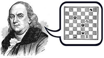 Franklin piensa ajedrez