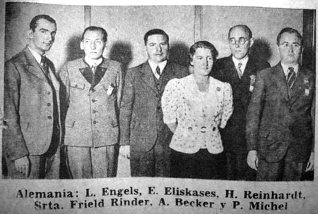 Participantes Olimpiada de 1939
