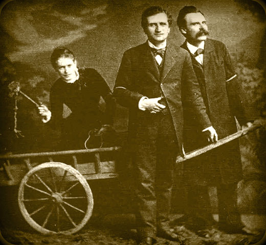 Friedrich Nietzsche, Lou Salomé y Paul Rée  