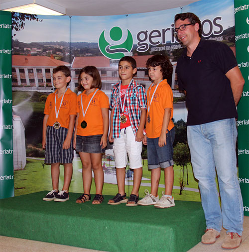 XXV Torneo Activo de Lalín. Podio Sub 8