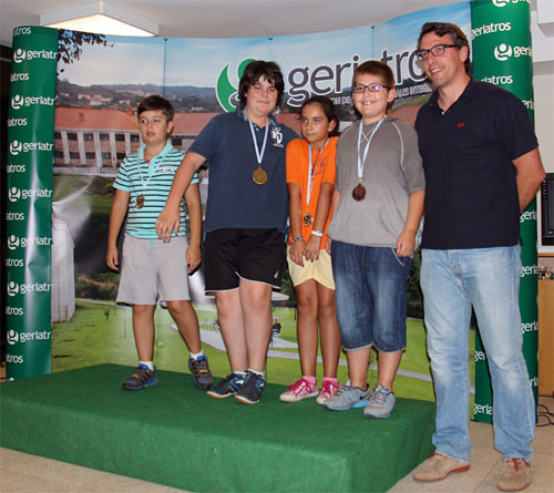 XXV Torneo Activo de Lalín. Podio Sub 12