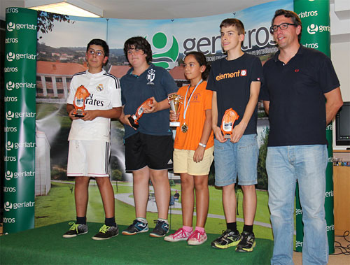 VII Circuíto Galicia Central. Podio Sub 12