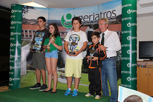 VII Circuíto Galicia Central. Podio Sub 14 