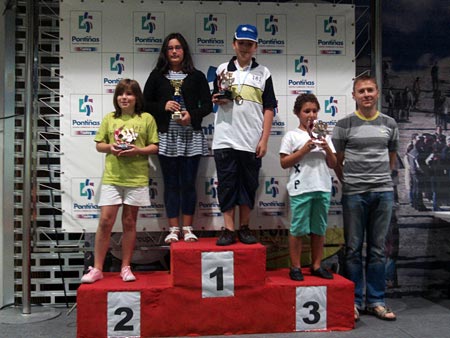 Galicia Central. Podio Sub 12 