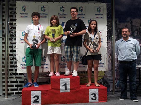 Galicia Central. Podio Sub 14 