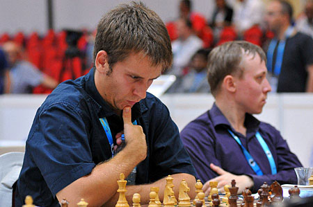 Andrei Volokitin y Ruslan Ponomariov