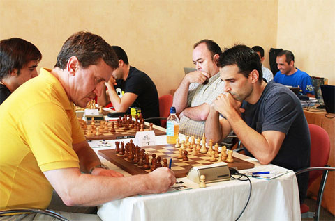 Oleg Korneev, Julen Luis Arizmendi y Alfonso Romero