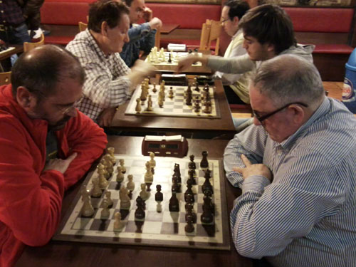 II Torneo Xadrez Café Bendaña. Santiago Compostela. 2013. Foto 9