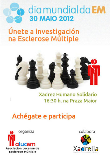 Exhibición de Chess Sport e Xadrez Xigante. Día mundial da Esclerose múltiple