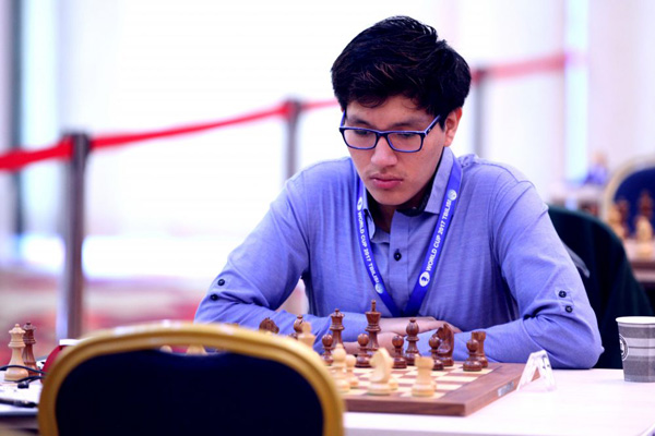 Jorge Cori (Perú). © Anastasia Karlovich. tbilisi2017.fide.com