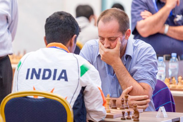Francisco Vallejo (España). © Maria Emelianova. tbilisi2017.fide.com