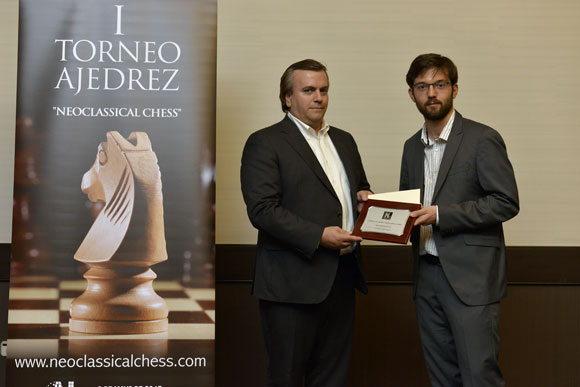 El gallego Iván Salgado estrena el palmarés del 'Neoclassical Chess' de Madrid 