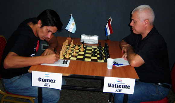 Gómez 0 vs. Valiente 1