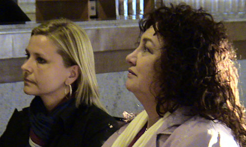 Karina Rodríguez y Gloria Rubín