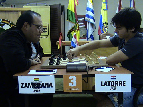 Matías Latorre vs GM Oswaldo Zambrana
