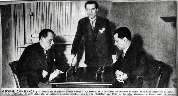 Alekhine - Capablanca, Buenos Aires 1927