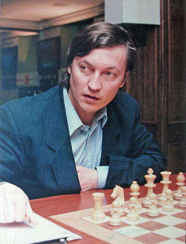 Anatoly Karpov en Linares 1991