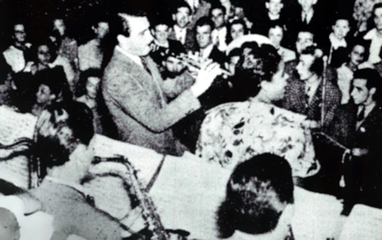 Artie Shaw y Billie Holiday en 1938