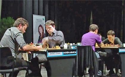 Bacrot vs Vachier Lagrave y Bauer vs. Fressinet 2011