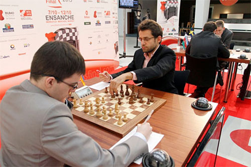 Bilbao R 4 Aronian vence a Vachier-Lagrave tras una complicada partida 