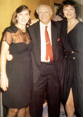 Con Mirta y Liliana, sus hijas