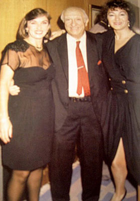 Con Mirta y Liliana, sus hijas