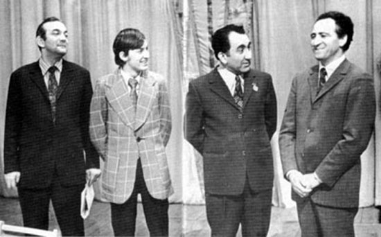 Cto de la URSS 1973 Korchnoi, Karpov, Petrosian y Polugaevsky