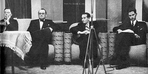 Euwe, Alekhine, Flohr y Keres en AVRO 1938 Picture Post, 26 de noviembre de 1938