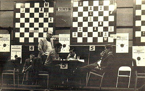 Fischer vs Georghiu, Buenos Aires 1970, observa Herman Pilnik