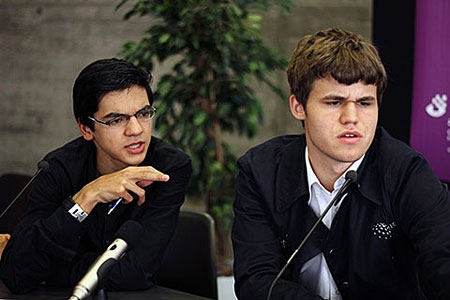 Giri y Carlsen