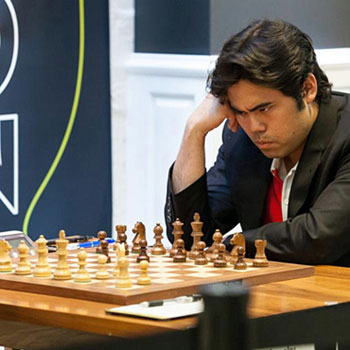 Hikaru Nakamura jugando la Najdorf contra Kamsky 