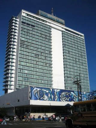 Hotel Habana Libre, donde se disput&oacute; la Olimpiada de 1966