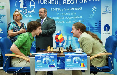 Karjakin - Nisipeanu. Ronda 6 Foto &copy; Ionut Anisca