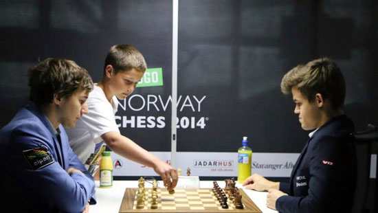 Karjakin vs Carlsen Norway Chess 2014