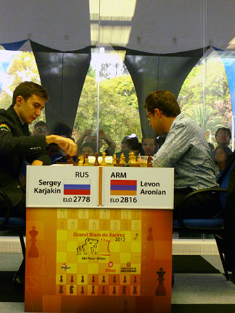 Karjakin y Aronian. Ronda 1 