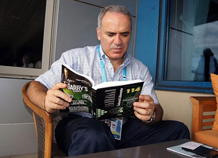 Kasparov con el Informador 114 