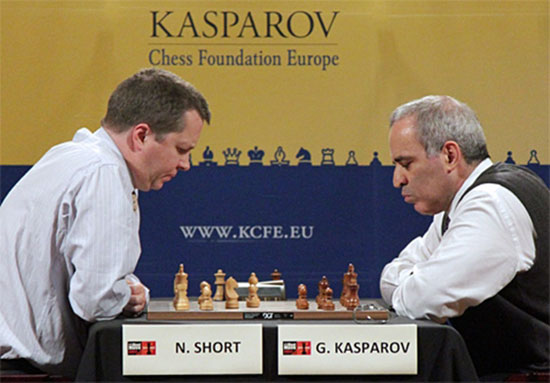 Kasparov vs Short, Leuven 2011