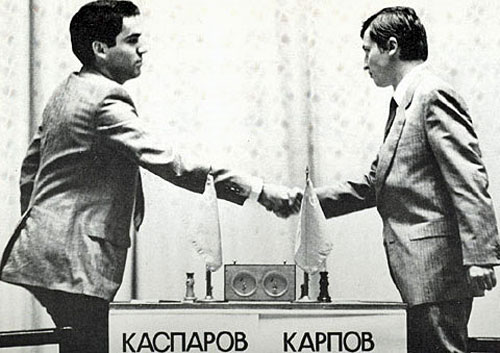 Kasparov y Karpov Match de 1984