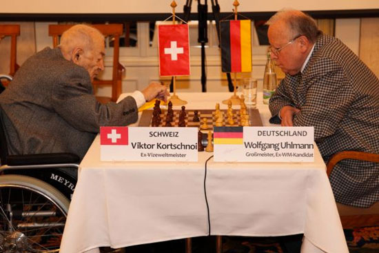 Korchnoi y Uhlmann empate 2 a 2