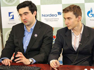 Kramnik y Karjakin