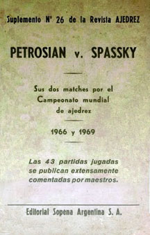 Libros de los dos matches Petrosian vs Spassky