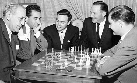 Los &auml;ngeles 1963 Panno con Petrosian, Keres y Piatigorsky