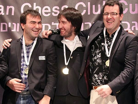 Mamedyarov Radjabov y Sutovsky o la alegr&iacute;a en su m&aacute;xima expresi&oacute;n 