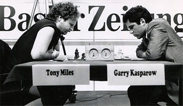 Match Kasparov Miles Basilea 1986