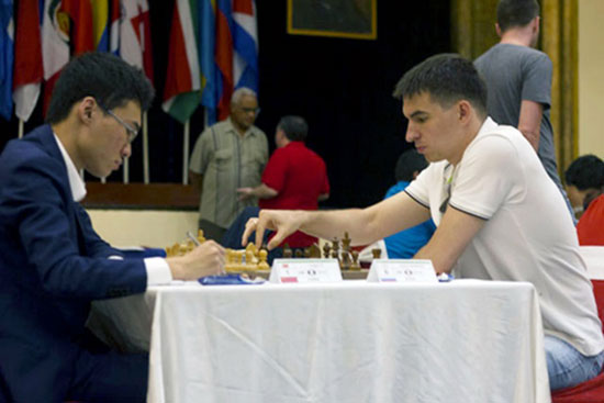Memorial Capablanca 2015 Yu Yangyi vs Dmitry Andreikin